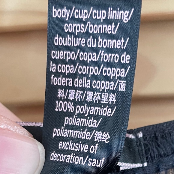 NWOT VS *BLACK* Lace Up Baby Doll - Picture 9 of 9